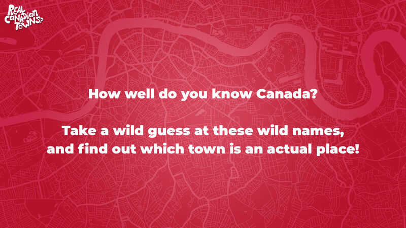 Real Canadian Towns